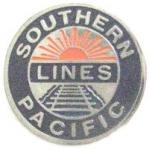 SOUTHERN PACIFIC LINES LOGO METAL HAT PIN